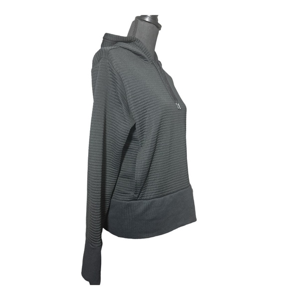 Nike Black Textured Hoodie Size Medium - Picture 4 of 8